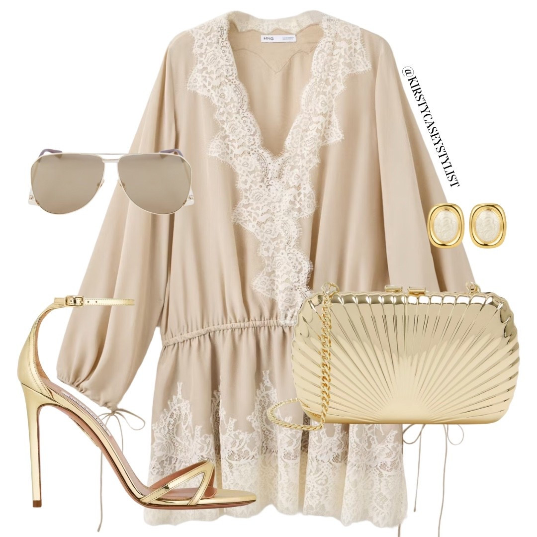 Okay now this dress I need!🫶🏼 How gorgeous - the balloon sleeves, the lace hem, drawstring waist! Perfect for festivals, holidays or even as a loose light layer in the warm weather! Perfect for dressing up or down! 

#outfitinspo #datenightoutfit #lacedress #holidayoutfit #ootdinspo

#LTKFashionMonth #LTKstyletip #LTKsummer