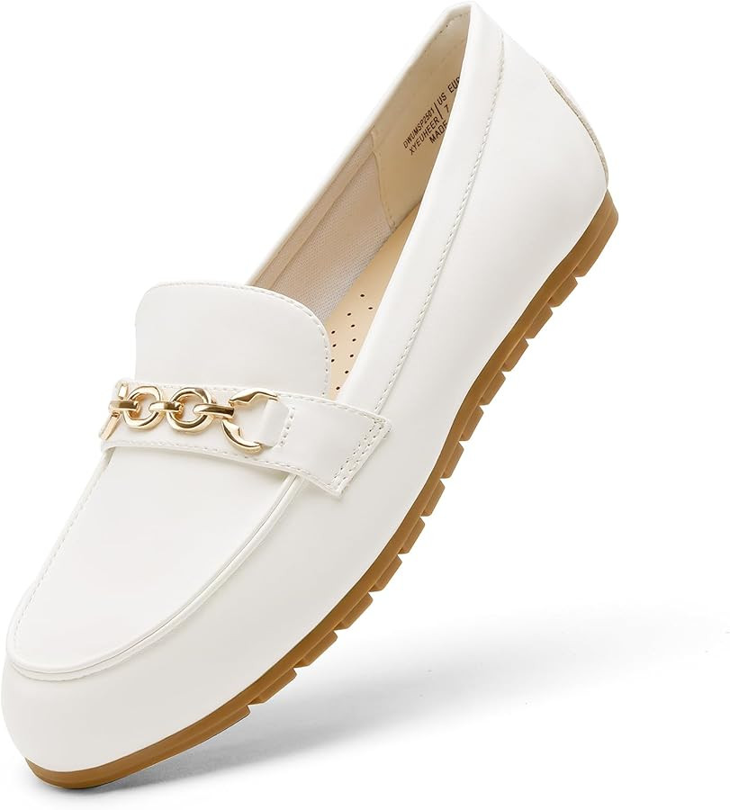 DREAM PAIRS Loafers for Women Casual Comfortable Slip On Flat Shoes Lightweight Leisure Work Shoe... | Amazon (US)