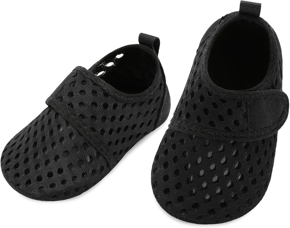 L-RUN Baby Water Shoes Barefoot Skin Aqua Sock Swim Shoes for Beach Swim Pool Infant Swim Shoes | Amazon (US)