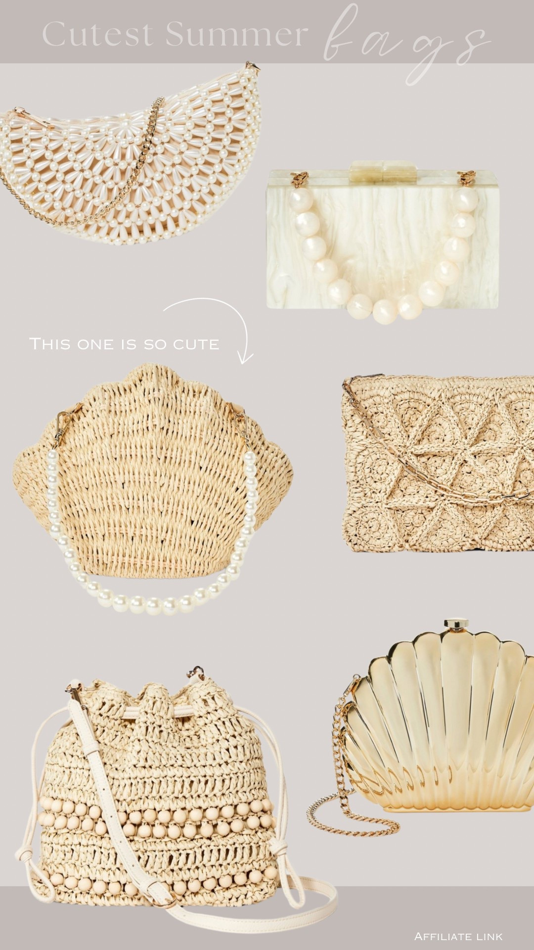 Target has the cutest bags for summer right now! Perfect for Summer vacations! 🐚☀️


She’ll bag, mini purse, straw bag, clutch, summer outfit, summer accessories, vacay style, resort style 


#target #targetfinds 

#LTKItBag #LTKSummerEdit