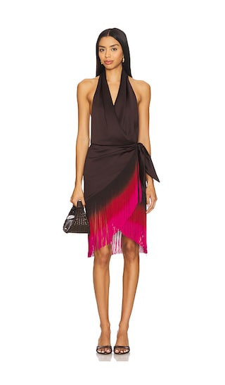 The Andamane Willow Mini Dress in Brown. | Revolve Clothing (Global)