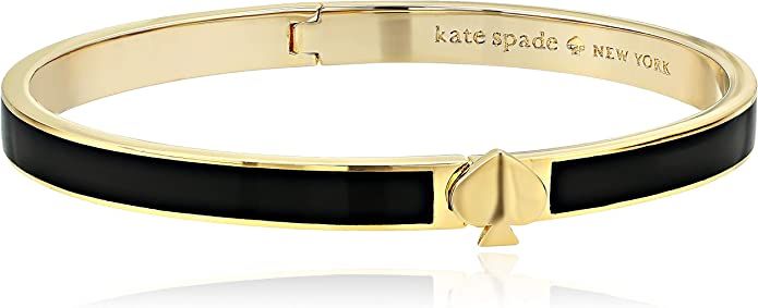 Kate Spade New York Women's Heritage Spade Thin Enamel Bangle Bracelet | Amazon (US)