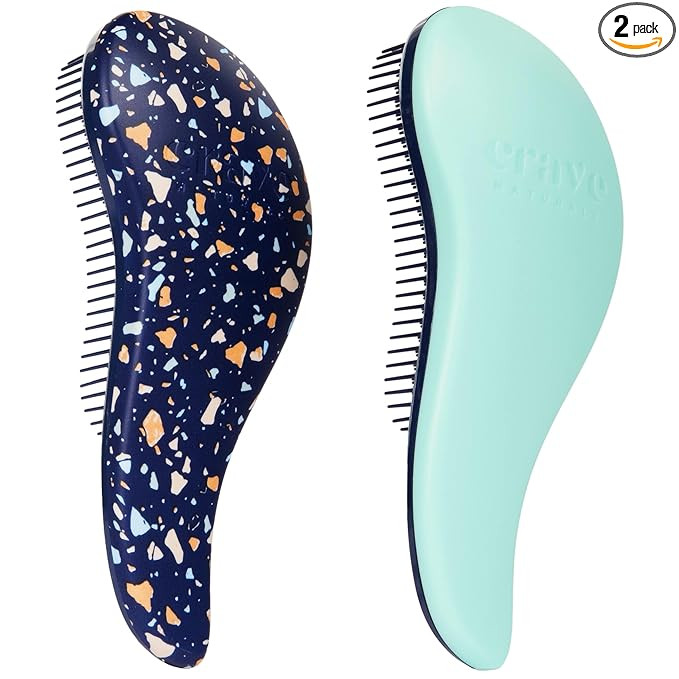 Crave Naturals Glide Thru Detangling Hair Brushes for Women - Detangler Brush for Curly or Straig... | Amazon (US)