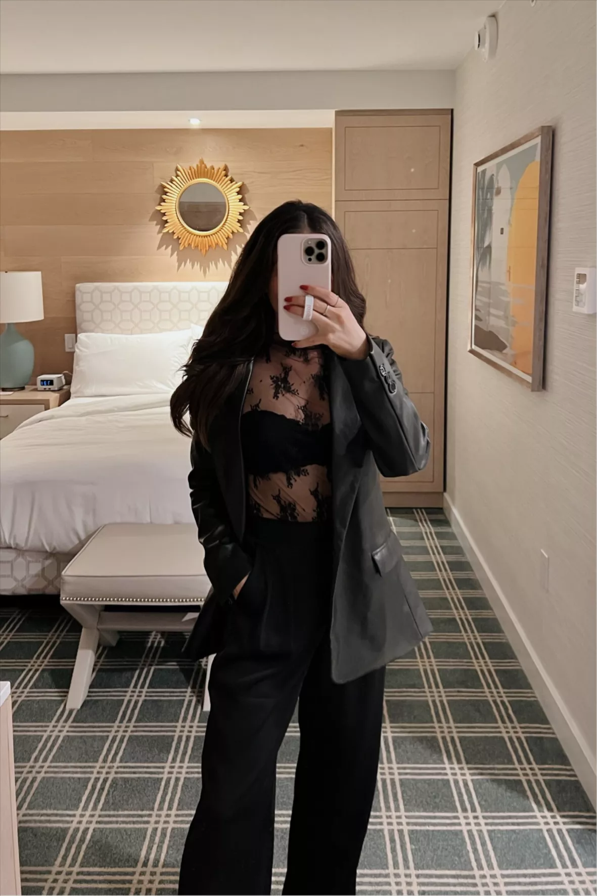 Mesh top outfit