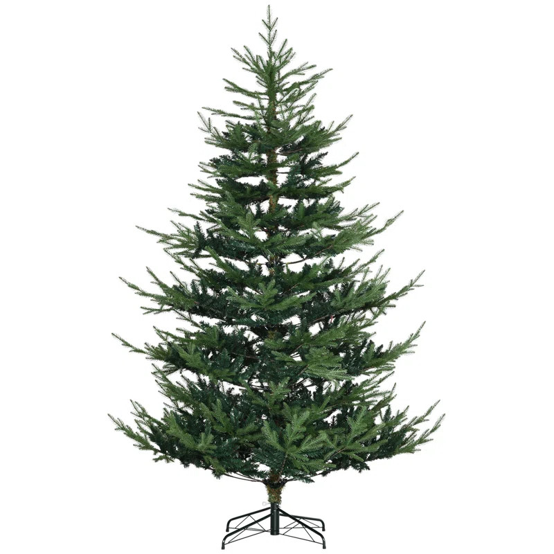 The Holiday Aisle® Green Realistic Pine Christmas Tree & Reviews | Wayfair | Wayfair North America