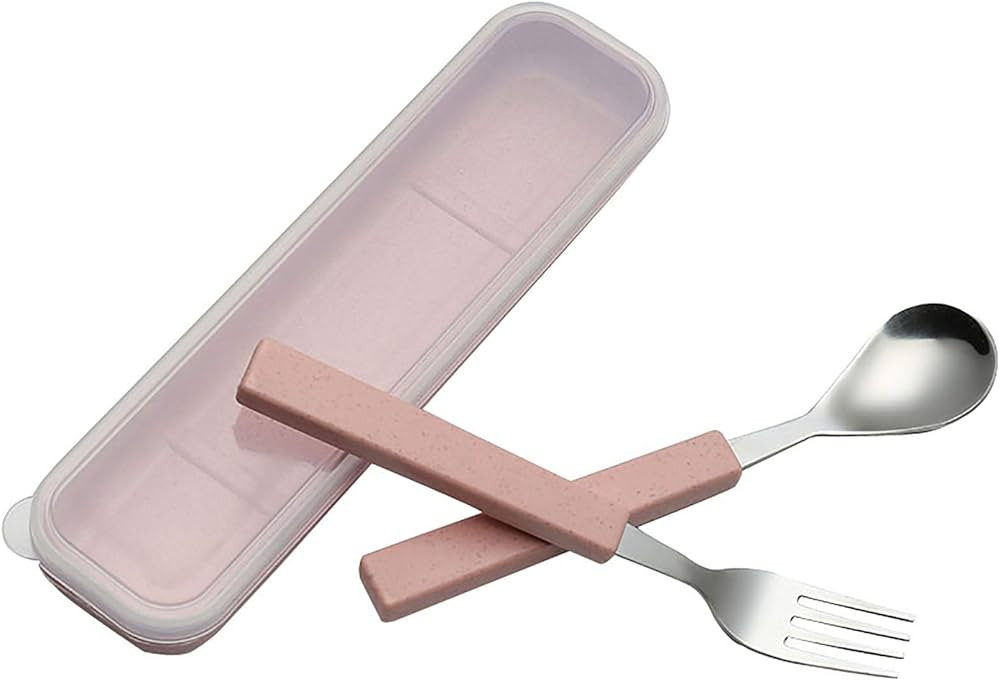 VANRA 2-Piece Children Flatware Set 18/10 Stainless Steel Child Tableware Set Silver Cutlery Set ... | Amazon (US)