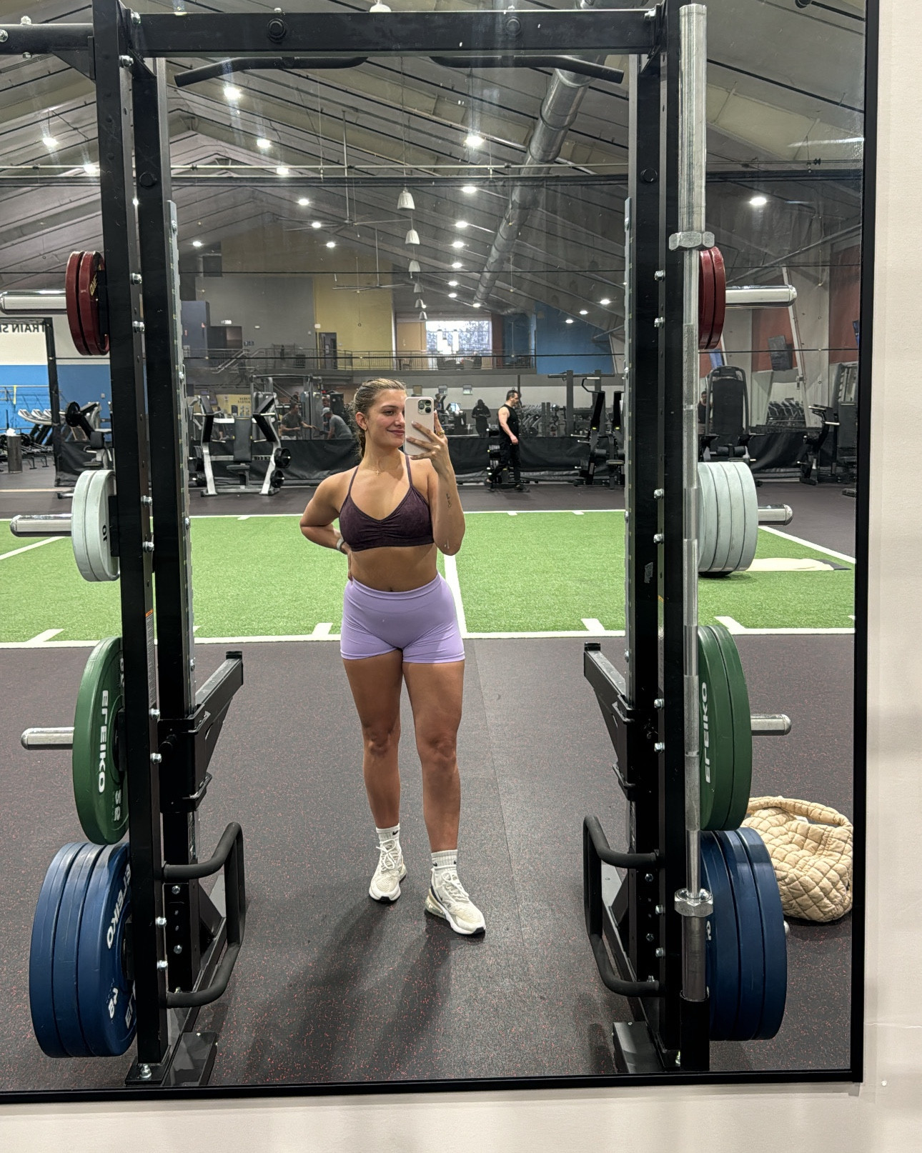 Small in both top & bottom :) posted a video of me lifting in this outfit to show the shorts are not see through! They are so soft too! I love them 

#LTKActive #LTKfitness #LTKfindsunder50