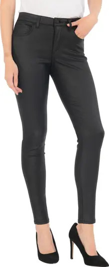 Donna Coated High Waist Ankle Skinny Jeans | Nordstrom