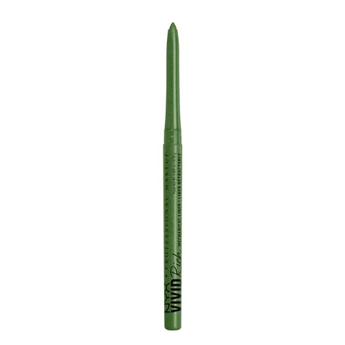 NYX PROFESSIONAL MAKEUP Mechanical Eye Pencil, Vivid Rich Mechanical, Creamy Retractable Eyeliner - It's Giving Jade, Olive Green Eyeliner | Amazon (US)