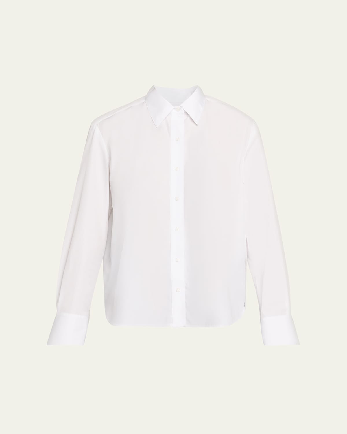 Possetti Superfine Cotton Button-Front Shirt | Bergdorf Goodman