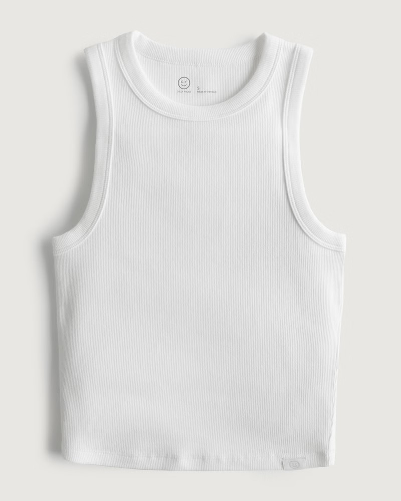 Girls Gilly Hicks Cotton High-Neck Tank from Hollister | Hollister (US)