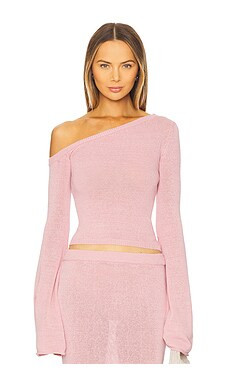 SER.O.YA Alivia Knit Top in Coral Blush from Revolve.com | Revolve Clothing (Global)