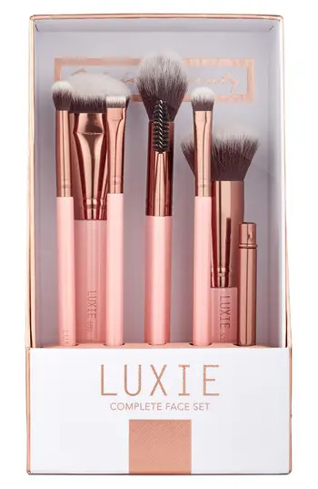 Luxie Rose Gold Complete Face Brush Set, Size One Size - Rose Gold | Nordstrom