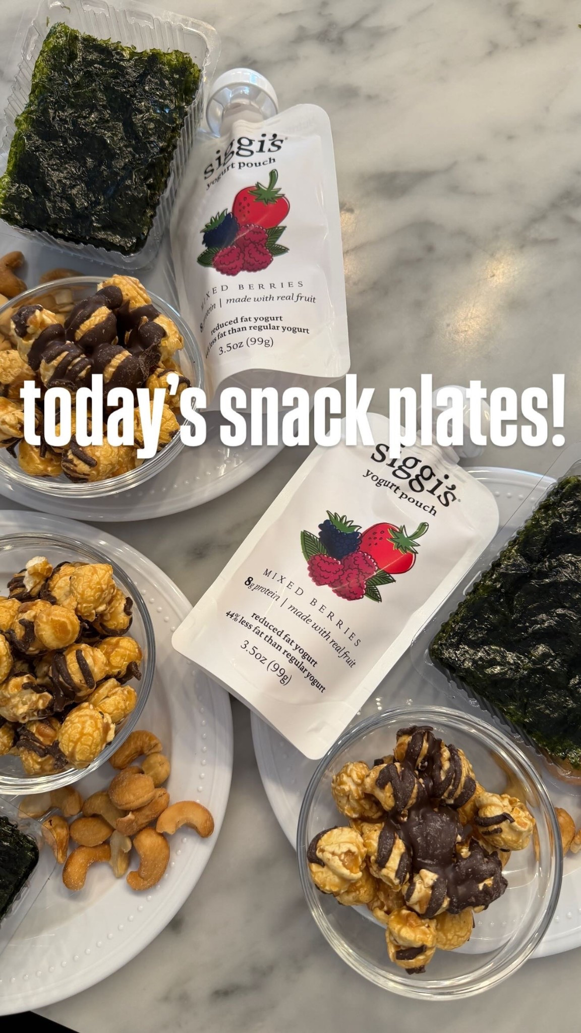 today’s snack plates!