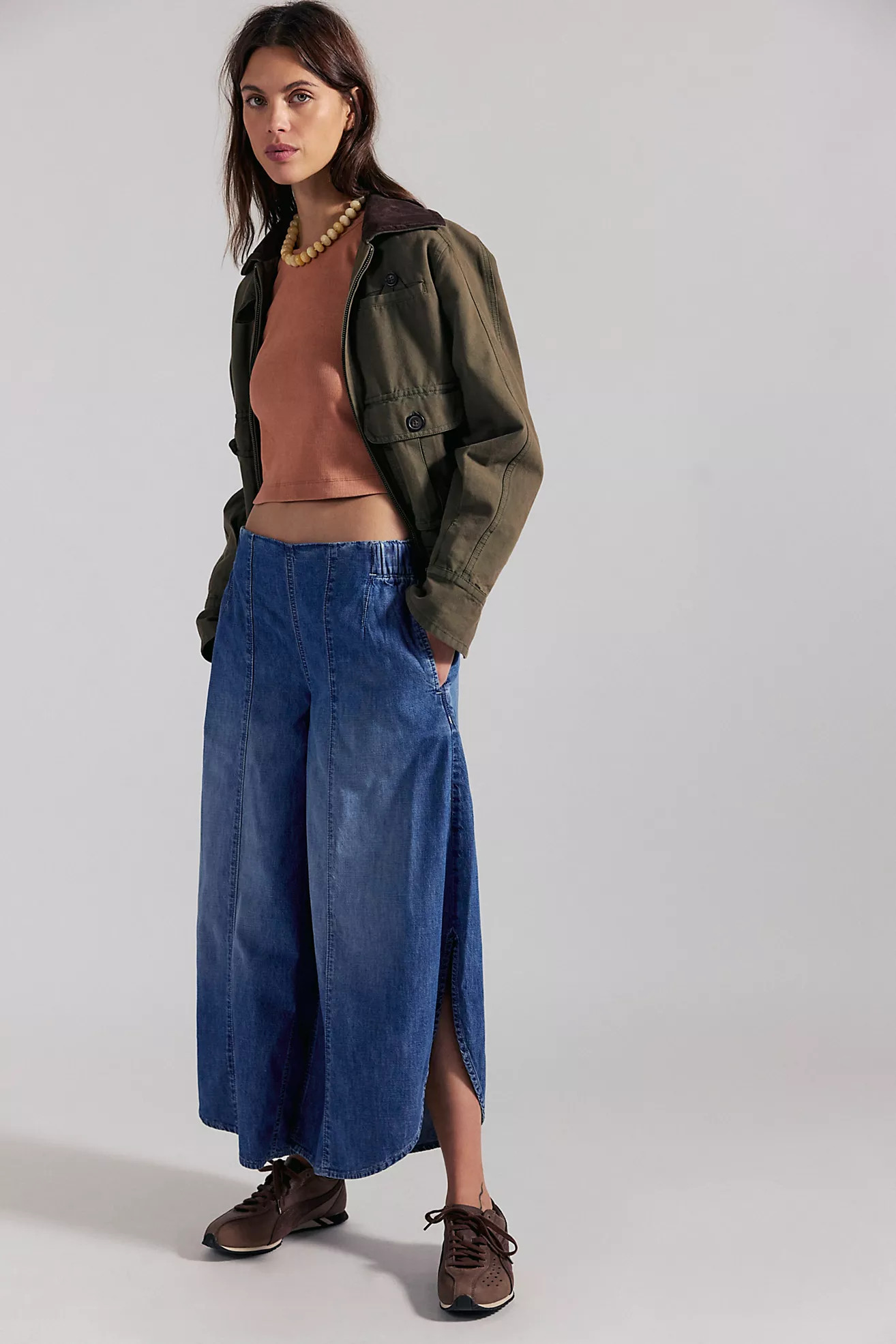 We The Free Sweet Pea Pull-On Tulip Jeans | Free People (Global - UK&FR Excluded)