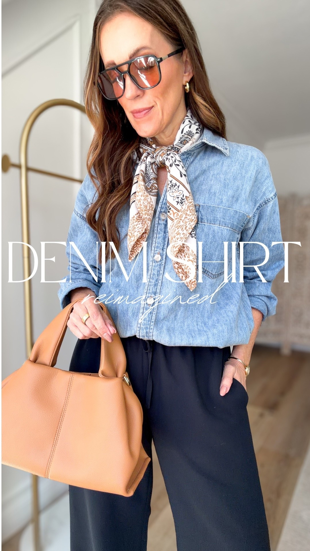 Amazing how just one little accessory can change the vibe of an entire look. 

Sizing:
Denim shirt-Aritzia, small
Lodge pant-Aritzia, medium 
Scarf-old, linked option

elevated casual | casual outfit 

#LTKgrwm #LTKOver40 #LTKootd