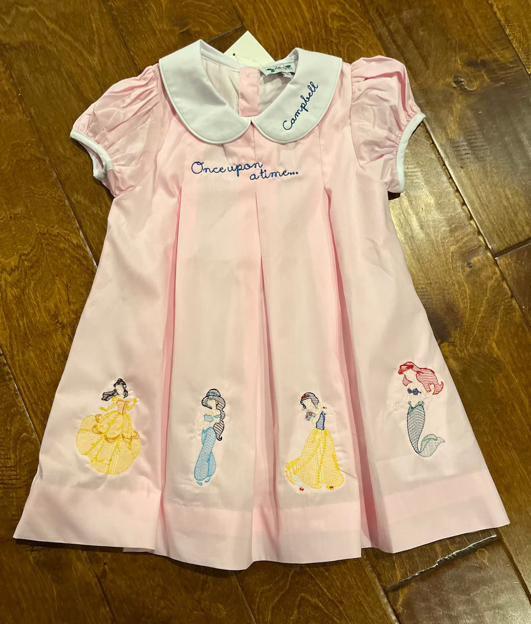 Princess embroidered pleat dress | Etsy (US)