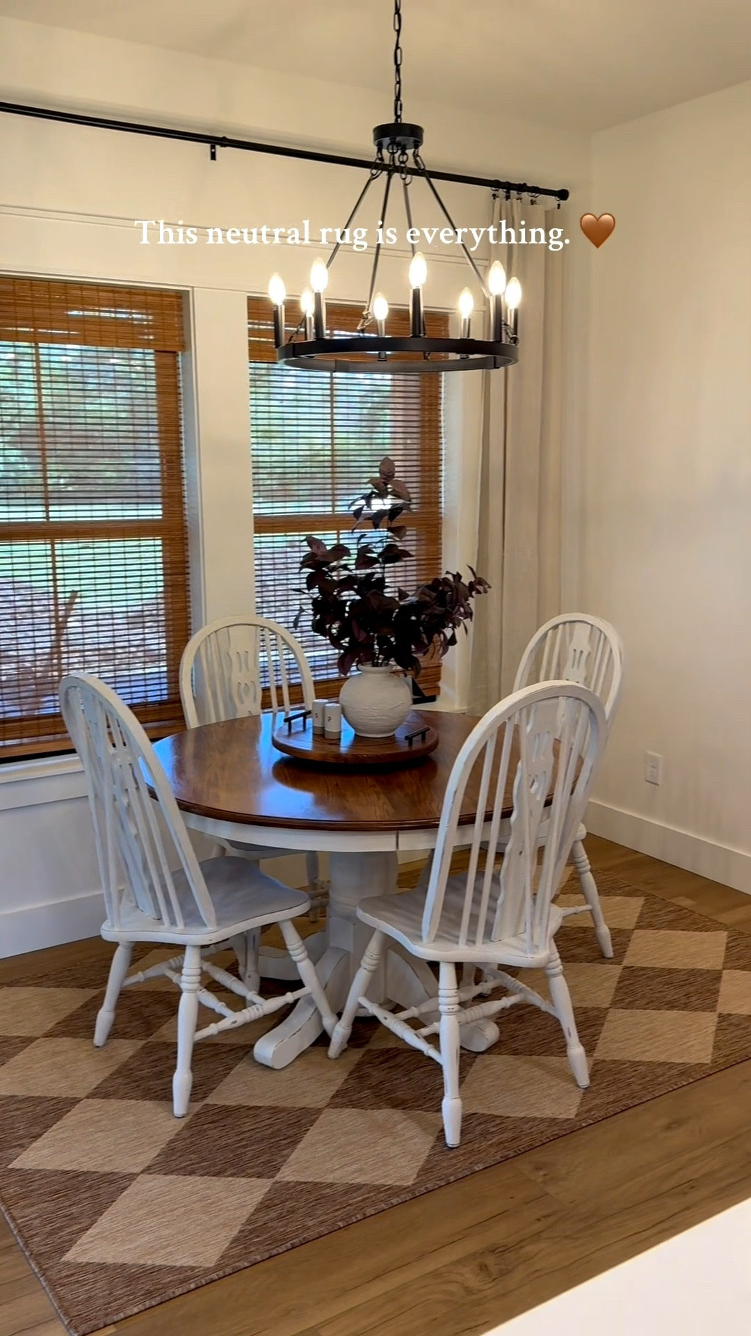 Link to my dining room rug. 🤎