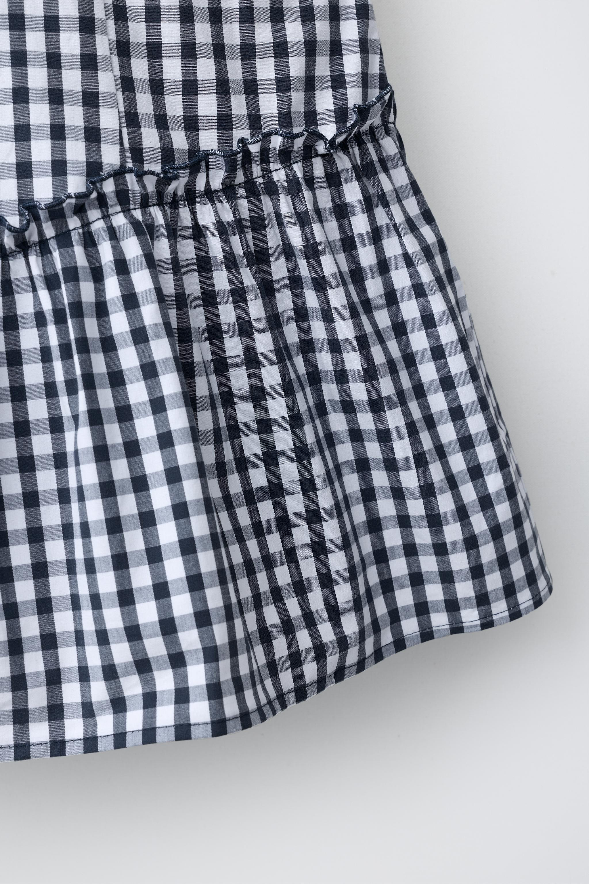 CHECK PRINT DRESS | Zara UK