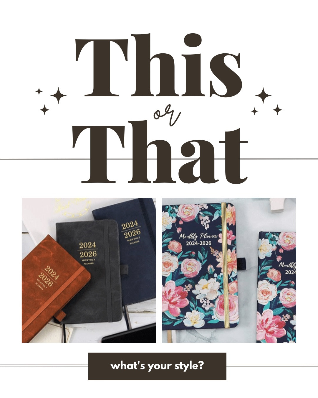 2024-2026 Monthly Pocket Planner/Calendar - 3 Year Pocket Monthly Calendar with Faux Leather Cover, Jan 2024 - Dec 2026, 6.3" × 3.8", 36-Month Planner with Pen Hold, Elastic Closure, 2 Bookmarks, Inner Pocket, Thick Paper, Brown

Pocket Planner/Calendar 2023-2026,Monthly Pocket Planner 2023-2026, Jul. 2023,Jun. 2026, 6.2"x4", 3 Year Monthly Planner with with 61 Notes Pages, Pen Holder & Inner Pocket,Navy Oil Floral



#LTKworkwear #LTKfamily #LTKfindsunder50