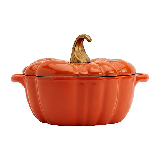 new!Smith & Clark Cast Iron Pumpkin Harvest 4-qt. Dutch Oven | JCPenney