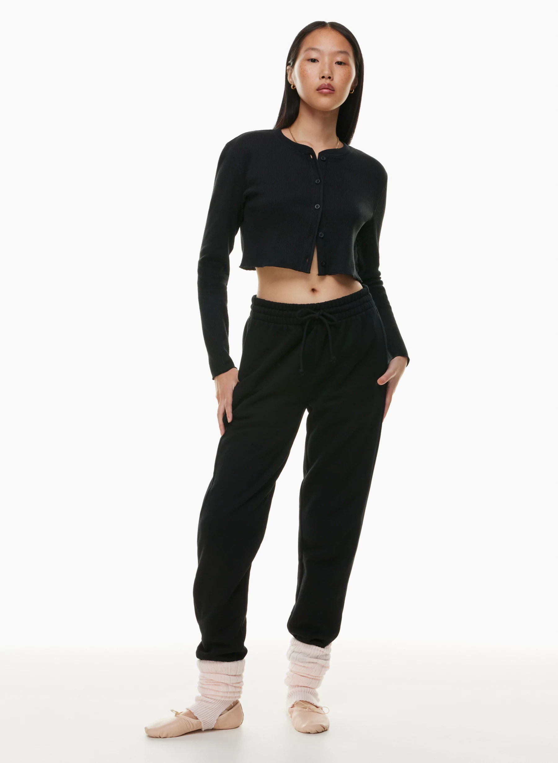 COZY FLEECE BOYFRIEND SWEATPANT | Aritzia