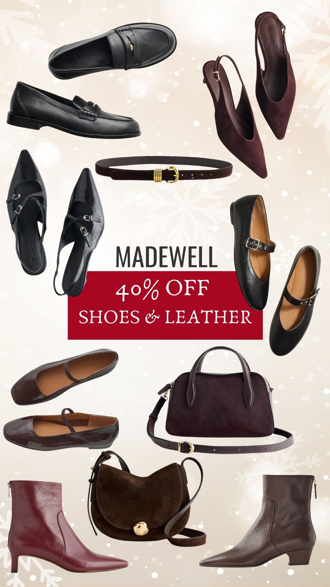 Madewell leather shoe and bag sale! These are usually excluded from any promotion so grab while they’re in stock! Early Black Friday deals 


#LTKGiftGuide #LTKCyberWeek #LTKSaleAlert
