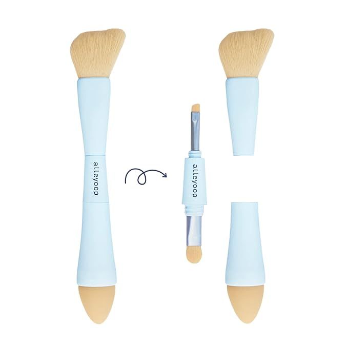 Alleyoop Multi-Tasker 4-in-1 Makeup Brush – All-in-One Makeup Sponge, Eyeshadow, Eyebrow, Liner... | Amazon (US)