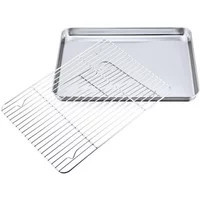 Baking Tray with Removable Cooling Rack Set Stainless Steel Baking Pan Sheet Non Toxic , Used for Oven, BBQ Tray Dishwasher Safe | AliExpress (US)