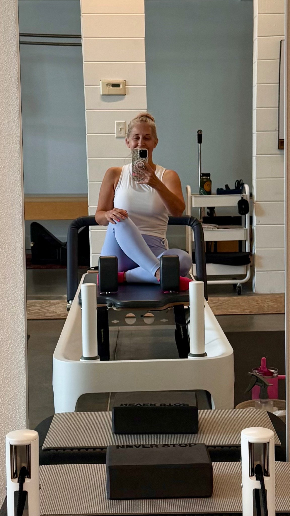 These periwinkle leggings feel like silk but don’t budge through a full Pilates session 👏 High-waisted, soft, and totally squat-proof—this set is a new fave! 

#PilatesWear #WorkoutStyle #LTKActivewear #PilatesOutfit #ActivewearGoals #targetfinds #LTKFit #FitnessFashion #PeriwinkleVibes #SoftButStrong #HighWaistedLeggings #PilatesLook #target 

#LTKOver40 #LTKSummerEdit #LTKActive