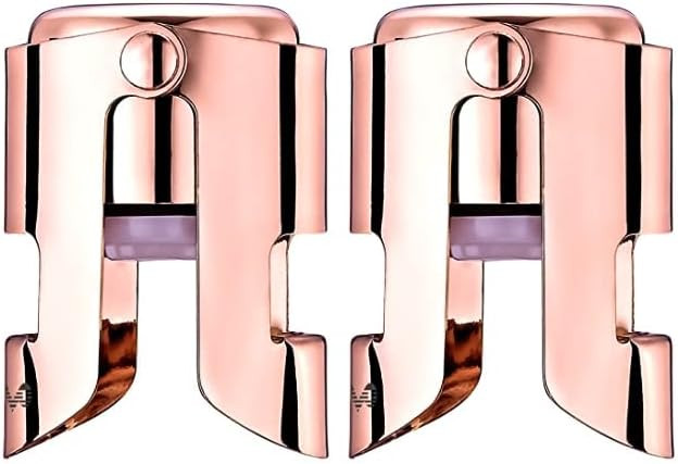 OWO Champagne Stopper, Stainless Steel Bottle Plug Sealer for Sparkling Wine, Superior Leak-Proof... | Amazon (US)