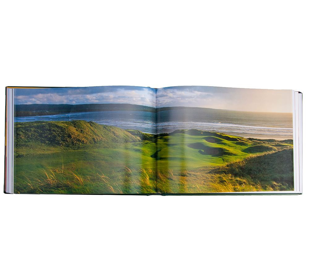 Golf Courses Leather-Bound Book | Pottery Barn (US)
