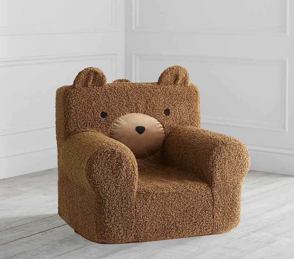Teddy Bear Fur Anywhere Chair(R) Slipcover Only | Pottery Barn Kids