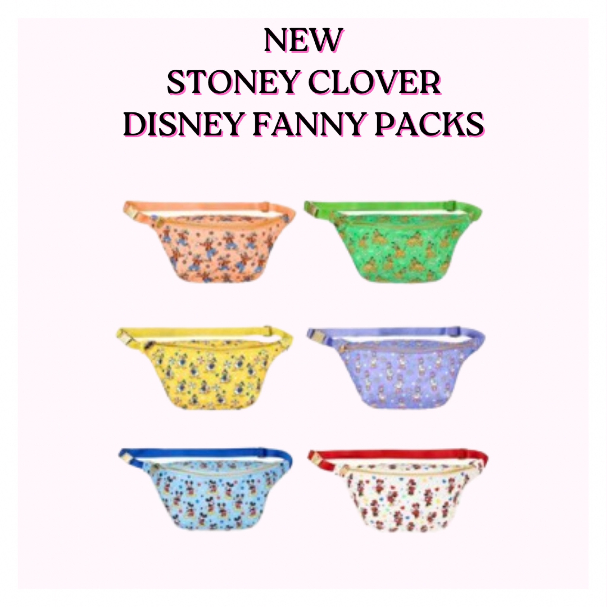 NEW Stoney Clover Disney Mickey and Friends Jumbo Fanny Packs!

#LTKitbag #LTKstyletip #LTKtravel