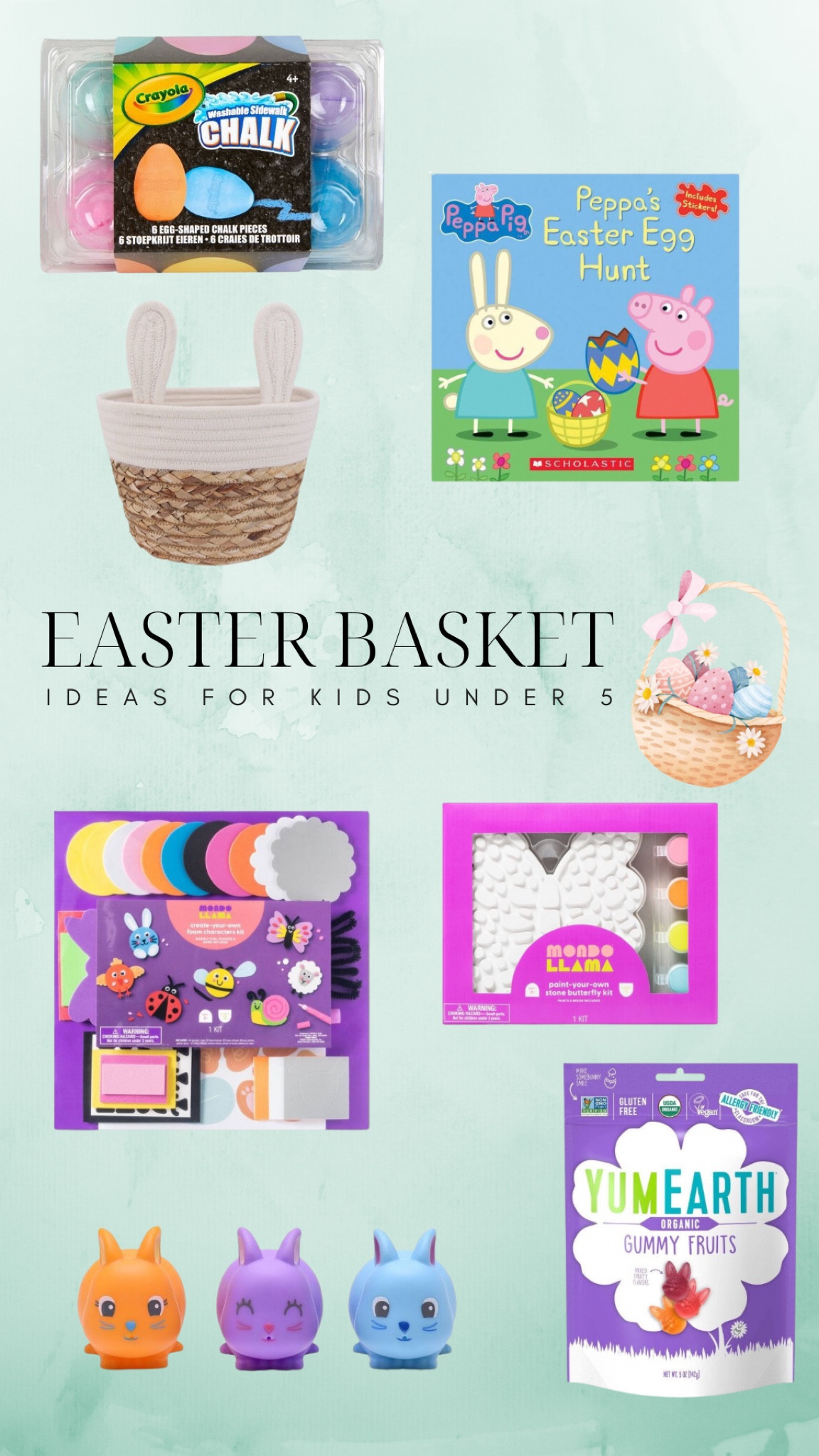 Super cute and affordable Easter basket finds for ages 5 and under ! ✨ I love putting fun but practical gifts in my children’s Easter baskets! 💗 

Easter, Easter basket, target finds, gift ideas for kids, crafts

#LTKbump #LTKkids #LTKbaby