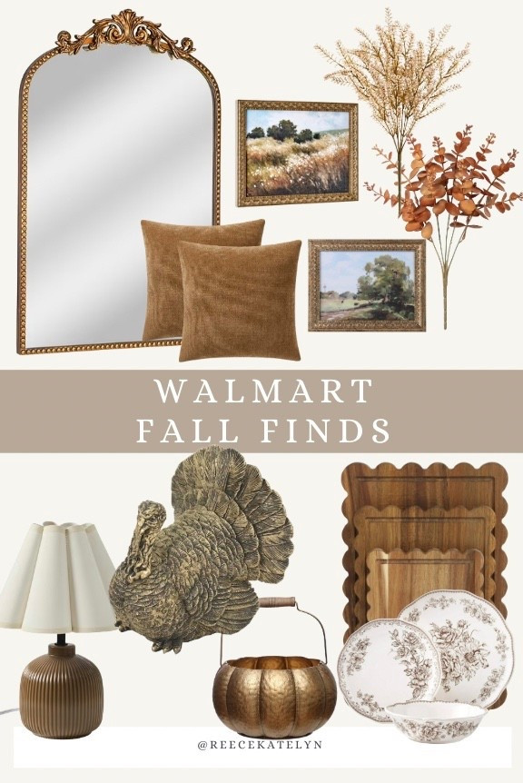 Walmart fall home decor 