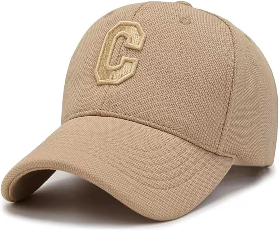 Classic Baseball Hat Initial Letter C Hartop Adjustable Hat for Women and Men | Amazon (US)