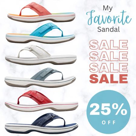 I spend all summer in these Cloudstepper sandals from Clarks. I have 10 pairs in a rainbow of colors I’ve collected over the years. They are my go-to sandal for travel, amusement parks, popping by the farmer’s market. Get yourself a pair to try and I guarantee you will be back for more! #sandals #summertravel #beachshoes #flipflops

#LTKSaleAlert #LTKShoeCrush #LTKFindsUnder50