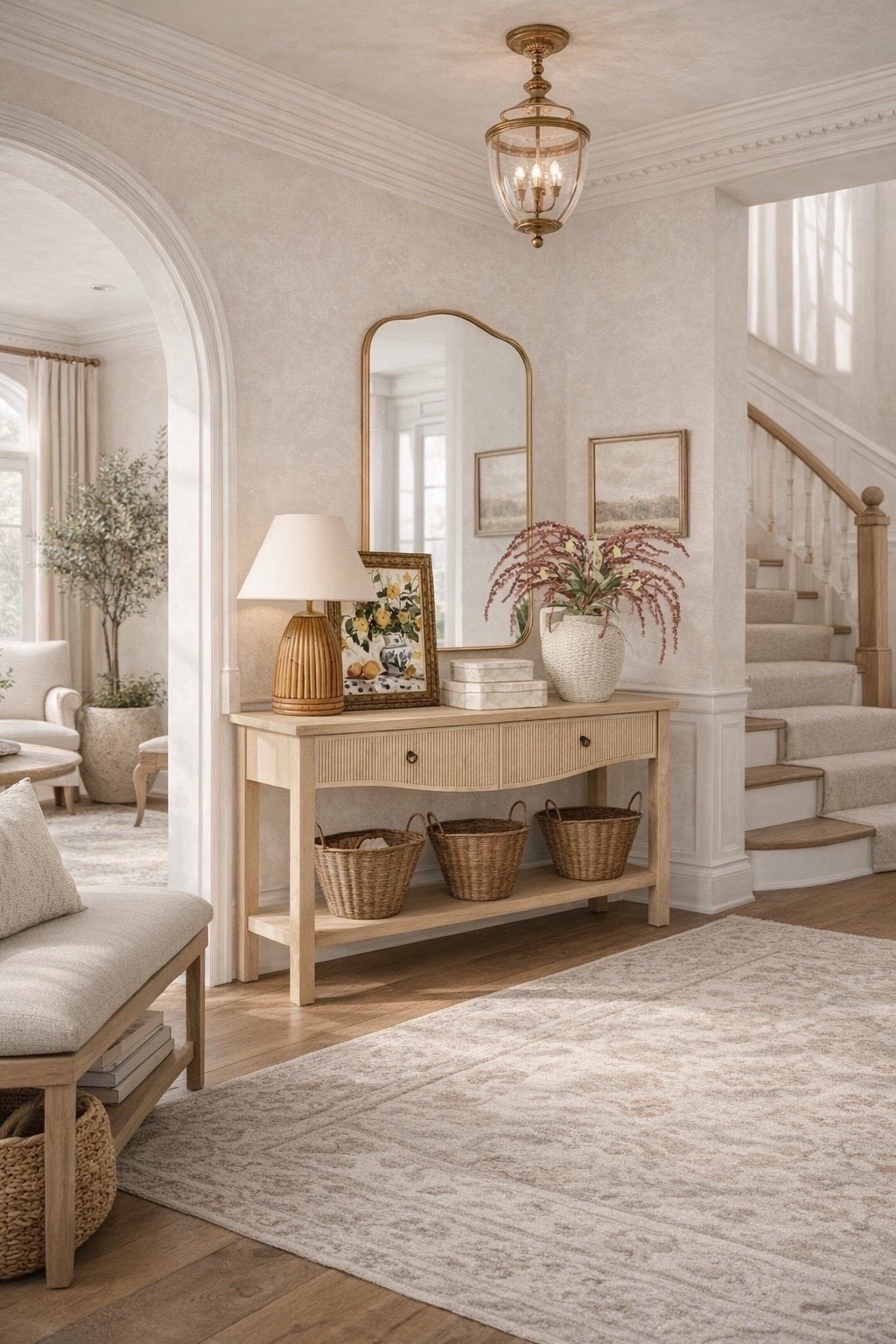 Target entryway decor, neutral entryway decor, target console table, neutral entry table, entryway storage baskets, woven basket entryway, neutral table lamp entryway, entryway mirror gold, target home entryway, small space entryway decor, modern neutral entryway, organic modern entryway, budget entryway decor 

Follow my shop @rushtonhome on the @shop.LTK app to shop this post and get my exclusive app-only content! Don’t forget to turn on post notifications using the 🔔 to get first dibs!

Follow @rushtonhome on Instagram and Pinterest for more home decor inspiration and affordable home finds!

#LTKHome #LTKSaleAlert

#LTKmomlife #LTKvlog #LTKHome