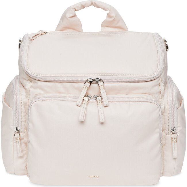 Diaper Bags | Baby Bag Cotton, Quartz (Pink, Size Large) Caraa | Maisonette | Maisonette