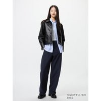 Uniqlo - Pantalon Barrel En Jersey (long) - Bleu Marine - XXL | Uniqlo FR