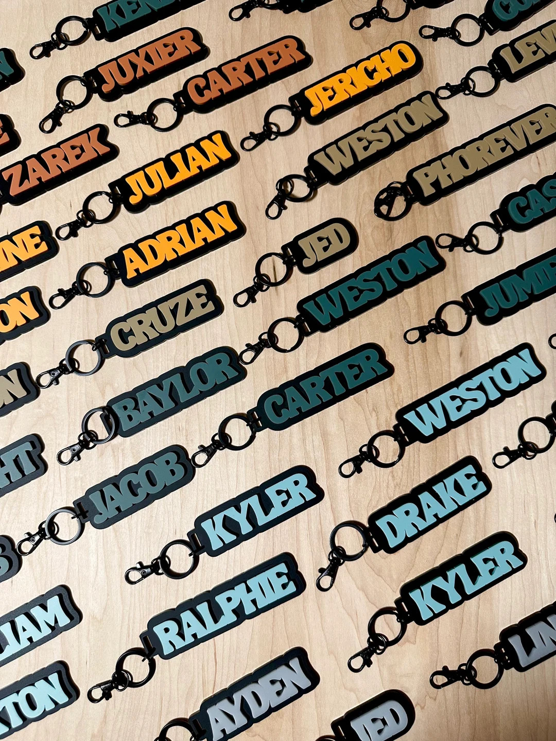 Retro Backpack Tag Matte Acrylic Keychain Boy Keychains - Etsy | Etsy (US)