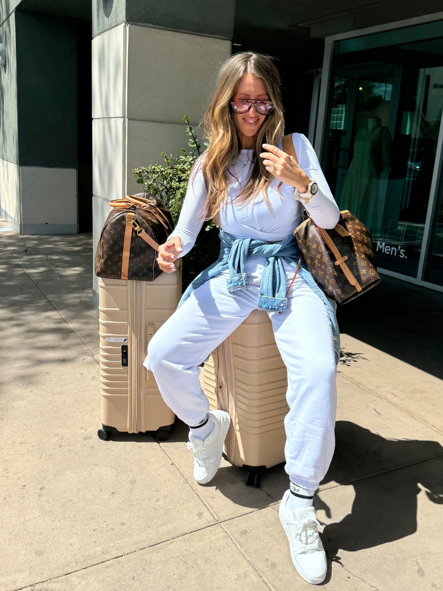 Alo sweatpants are back in stock, and if you love a good travel day outfit, these are worth having. The comfort is unmatched, and I love them paired with sneakers for flights, errands, and everyday wear while still looking put together.

sweatpants outfit, travel outfit, comfortable travel clothes, matching set, airport outfit, casual style, everyday outfit, athleisure outfit, women over 40 style, themominstyle

#LTKootd #LTKSeasonal #LTKOver40