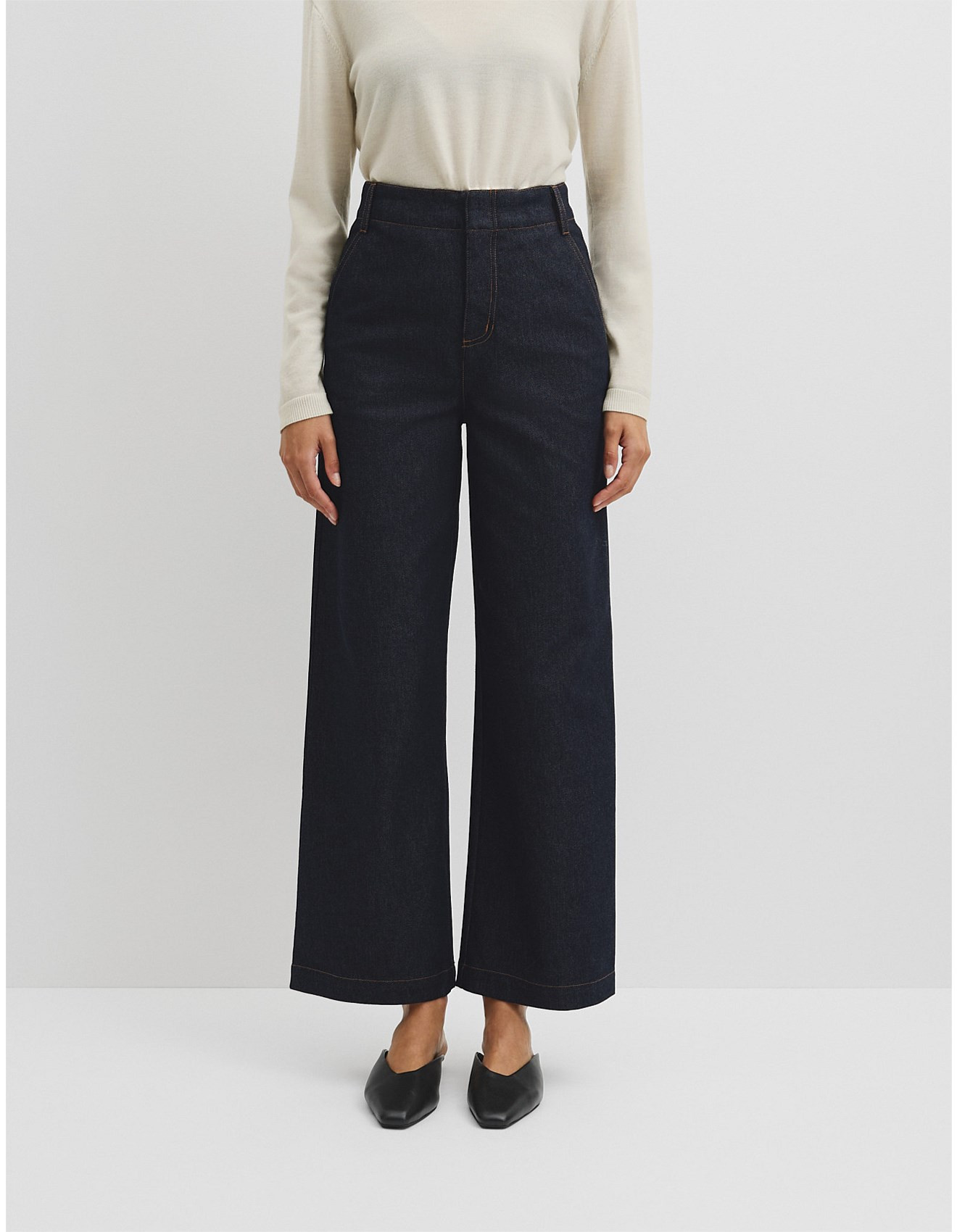 High Rise Wide Leg Jean | David Jones (Australia & New Zealand)