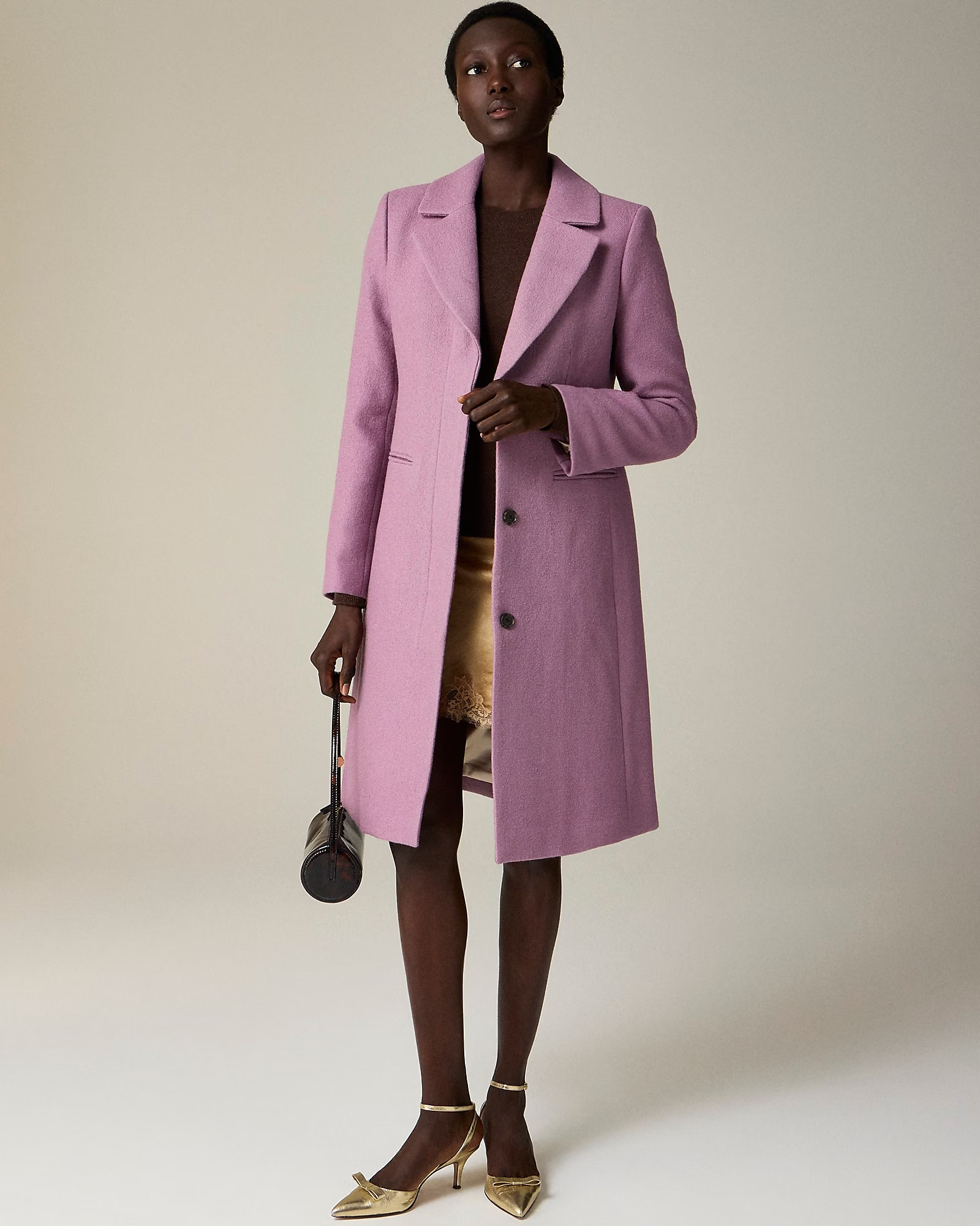 Savoy topcoat in Italian wool-blend melton | J. Crew US