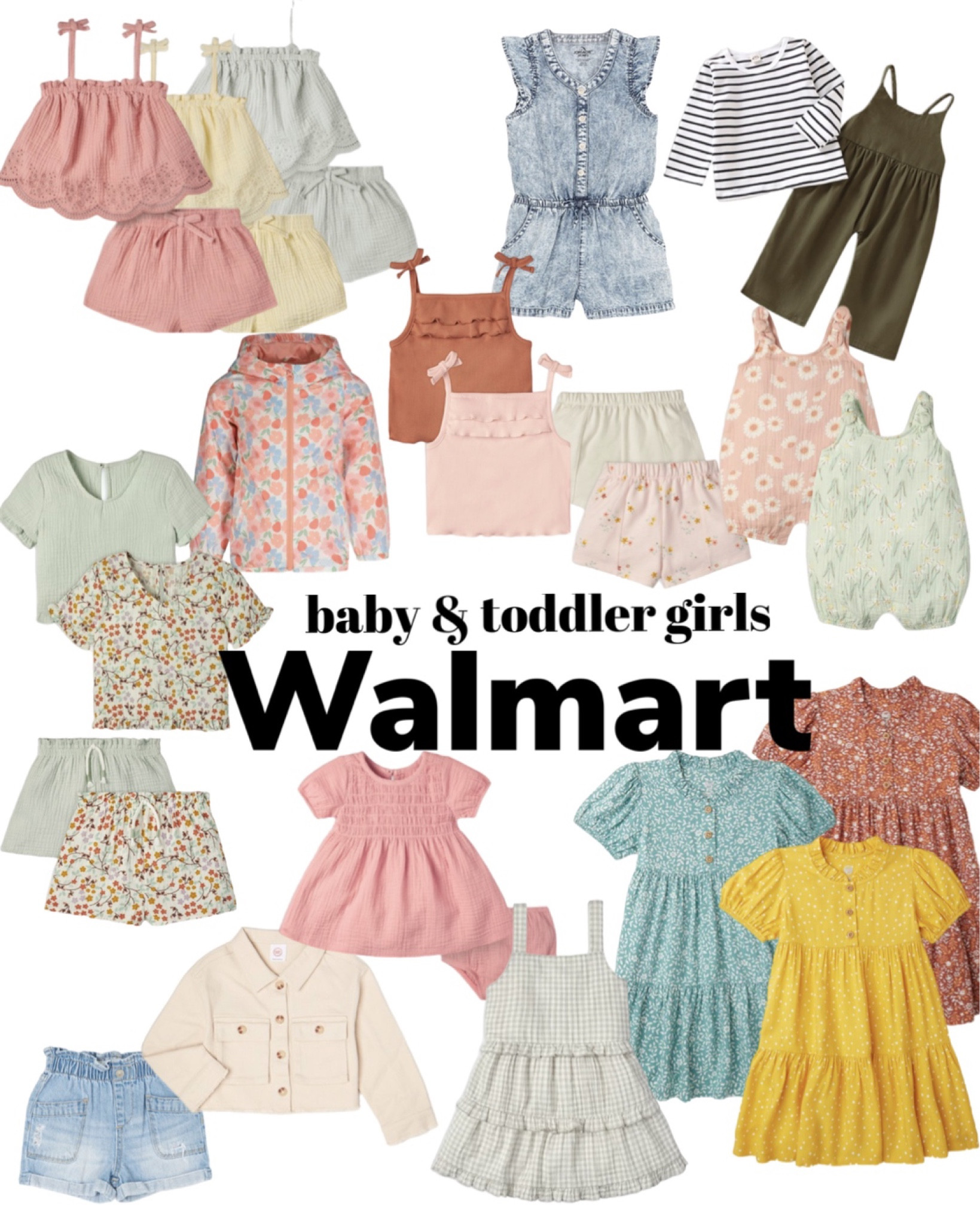 Walmart baby and toddler girls spring clothes, Zara dupes #walmart #girlsclothes #babyclothes #dupe

#LTKFind #LTKbaby #LTKkids