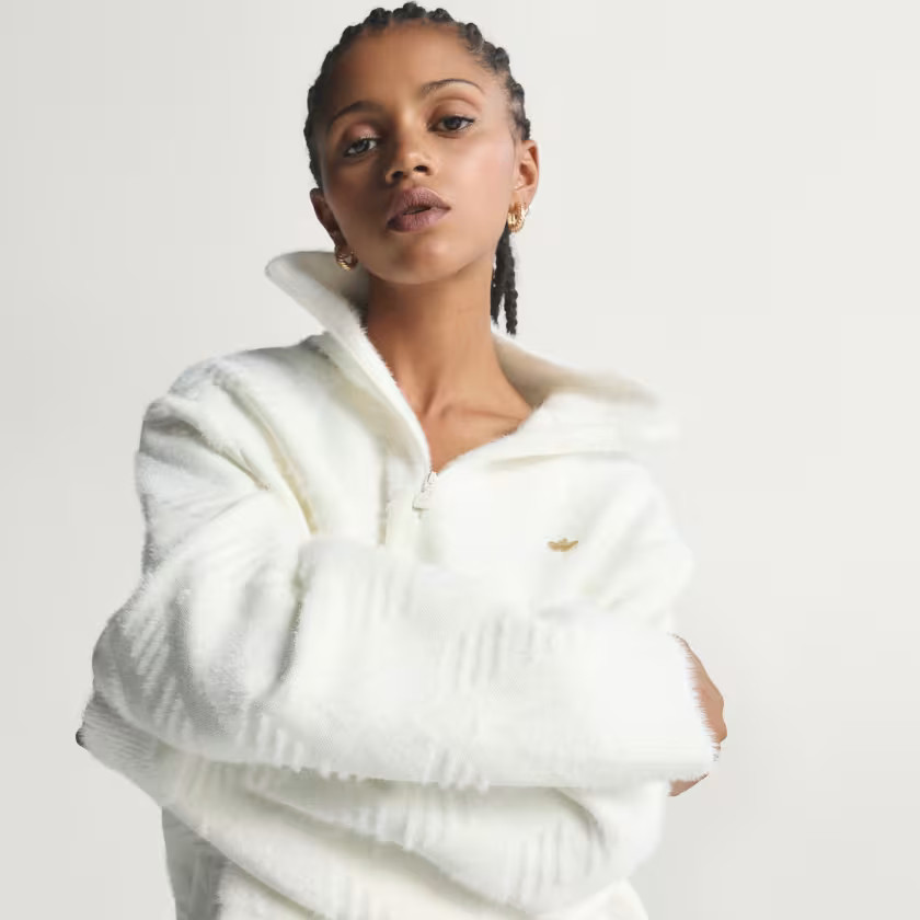 KNITTED HALF-ZIP SWEATER | adidas (UK)