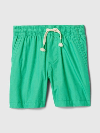 babyGap Poplin Pull-On Shorts | Gap Factory