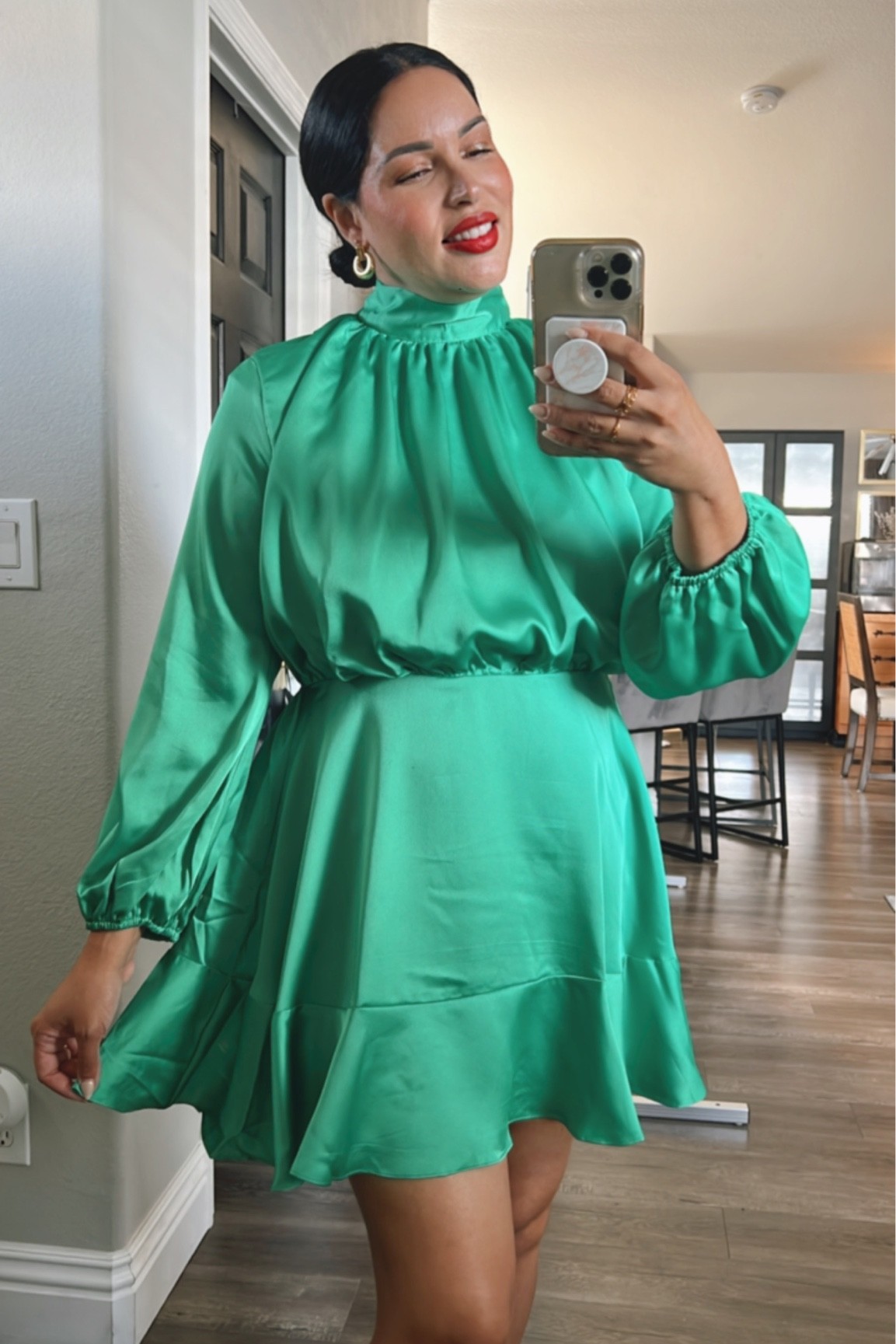 This is the perfect jewel toned dress 👗  

#LTKunder50 #LTKstyletip #LTKSeasonal