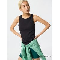 Uniqlo - Ribbed Bra Top (regular Length) - Black - XXS | UNIQLO (UK)